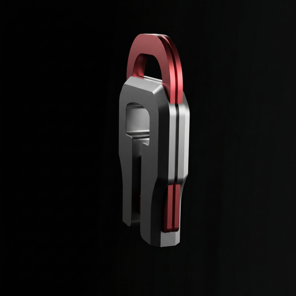 NFC Keychain — vista laterale profilo sottile