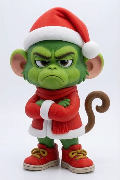 Foolito Grinch stampato 3D