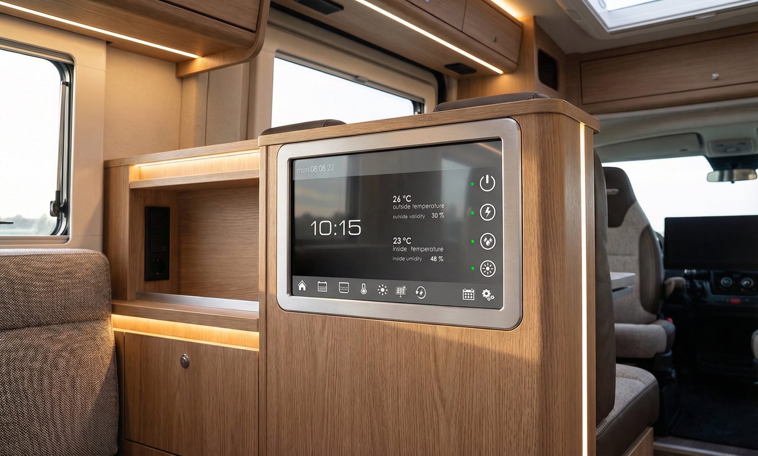 VeiControl pannello camper